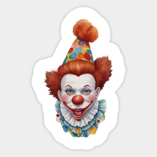 Clown face Sticker